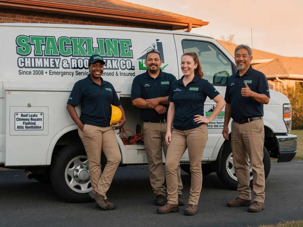 Chimney flashing repair company in Nome, TX
